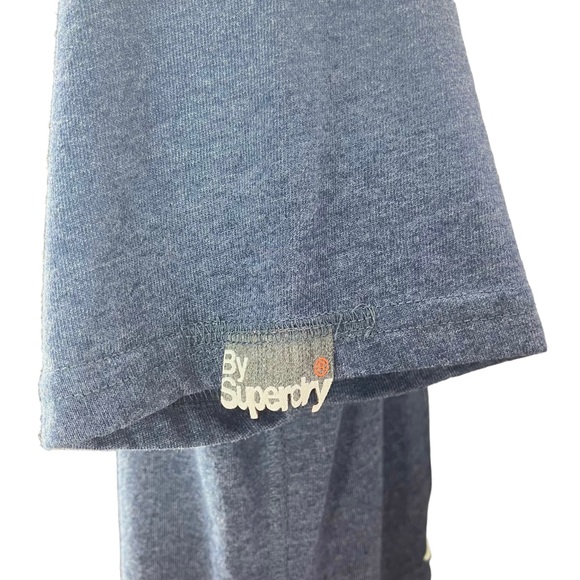 Superdry |‎ Men’s Large | “Original Superdry Number 1 Co” Blue Crewneck T-Shirt - Picture 7 of 11